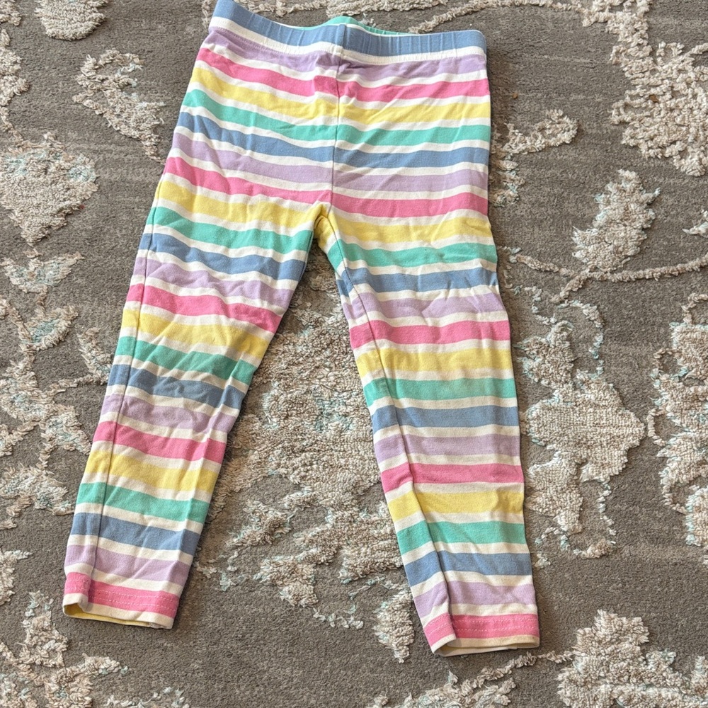 Play by little sleepies. Colorful Striped Kids' Leggings